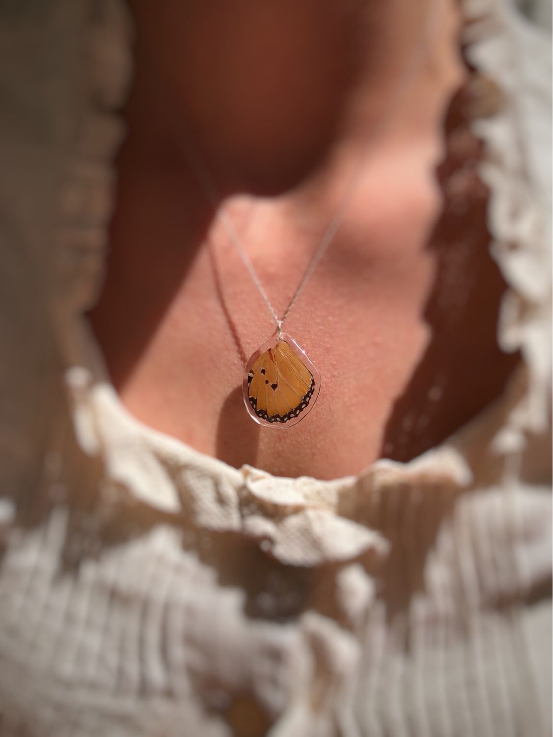 October | African Monarch Necklace