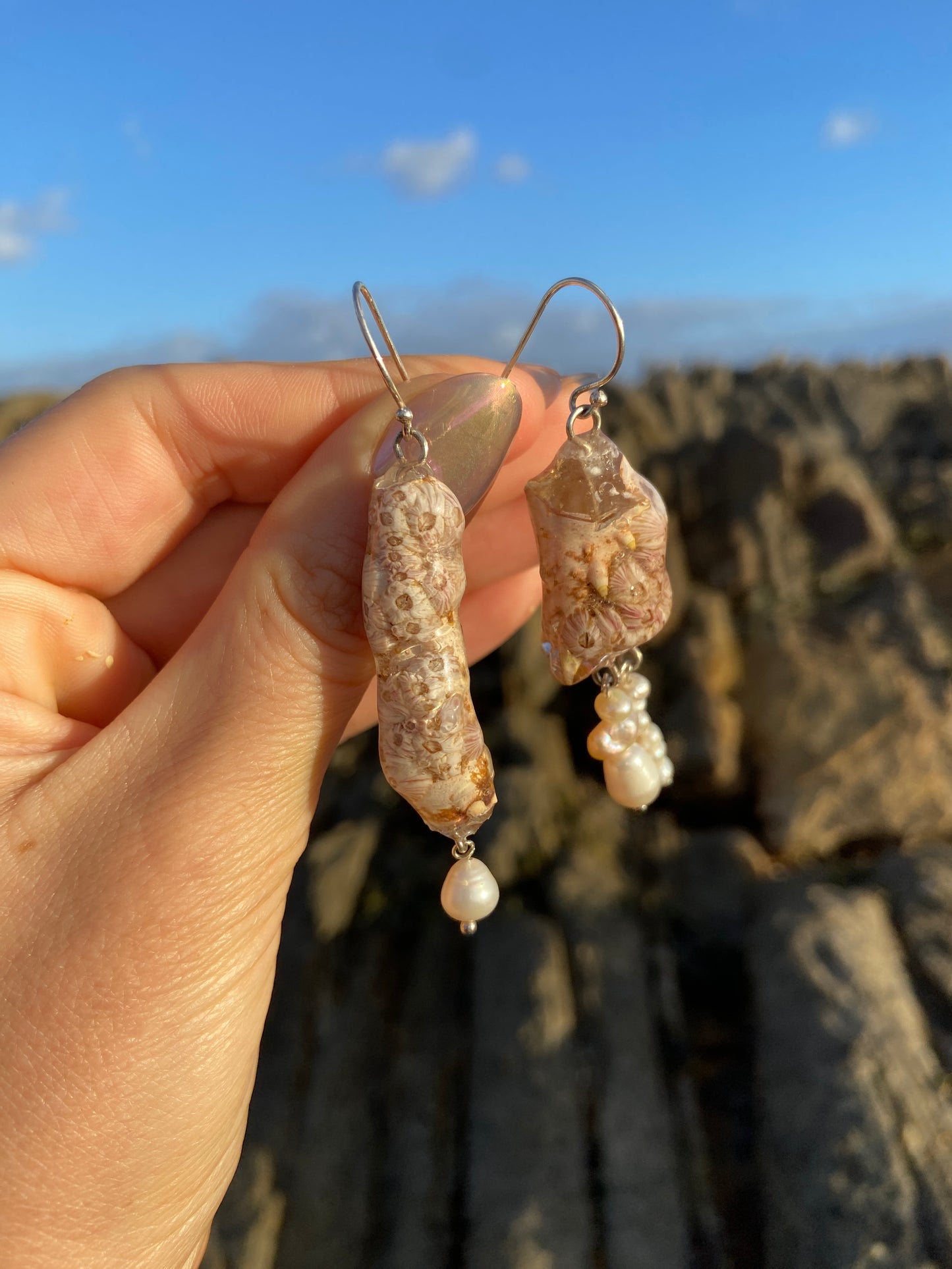 Barnacled Lobster Leg Dangles