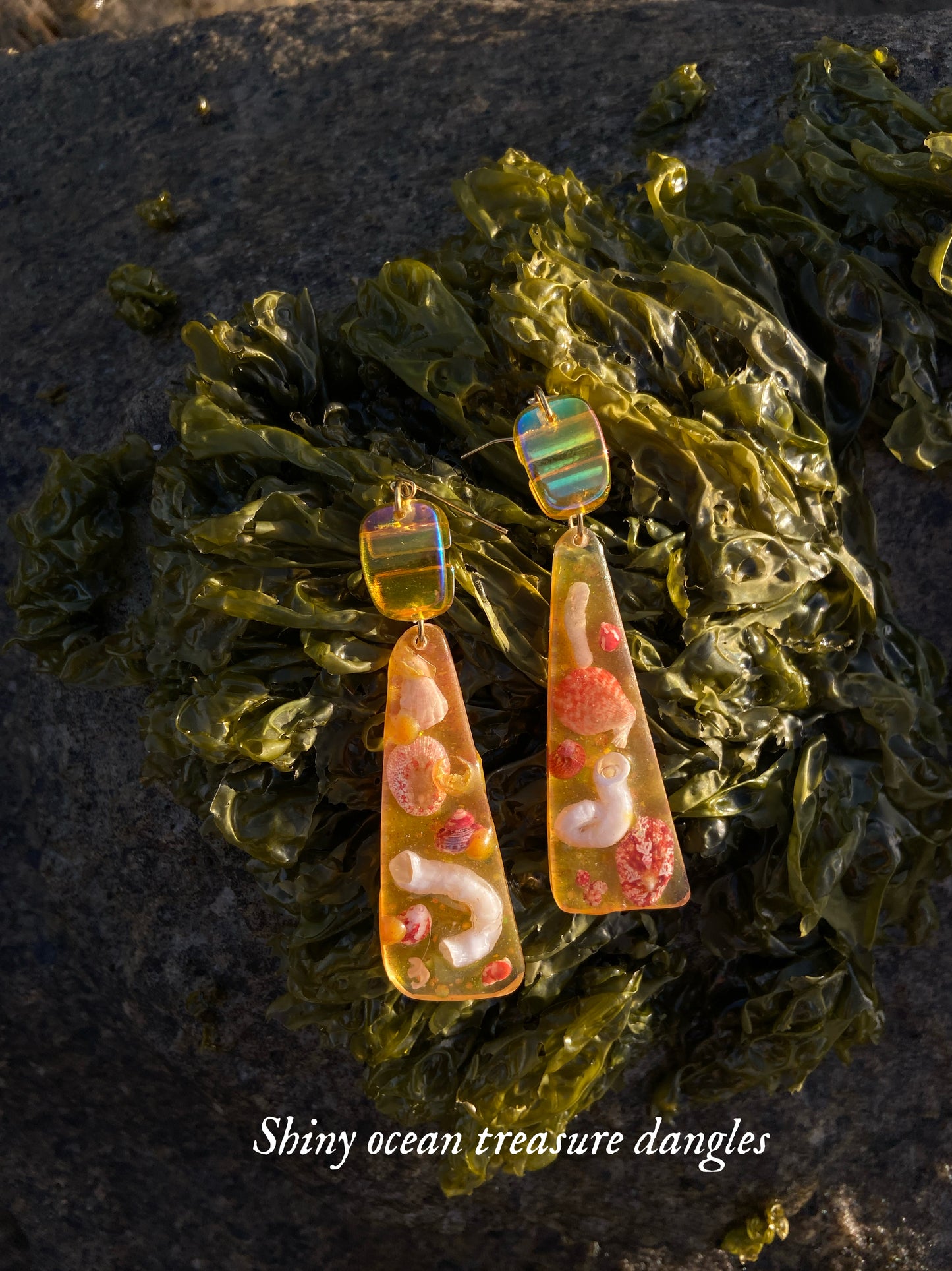Ocean Treasure Dangles | Yellow