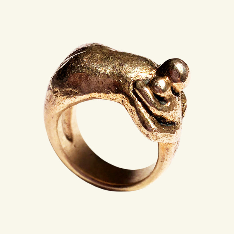 Embrace your inner child ring in 9ct Gold