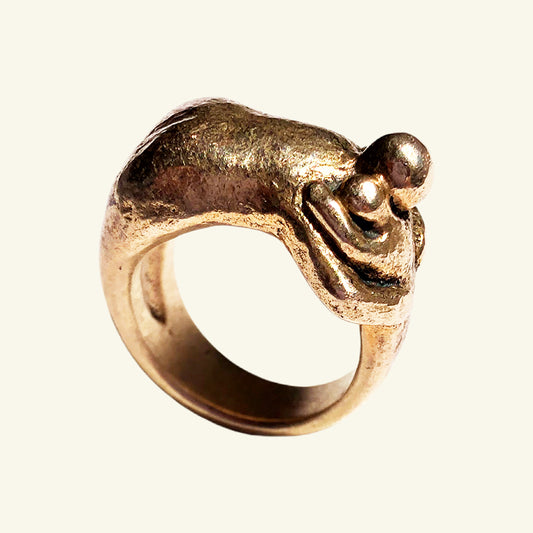 Embrace your inner child ring in 9ct Gold