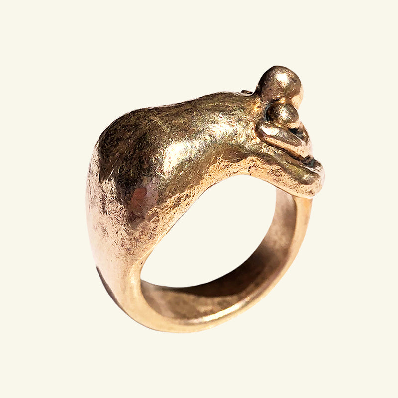 Embrace your inner child ring in 9ct Gold