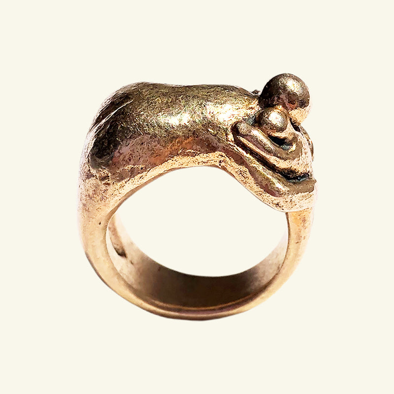 Embrace your inner child ring in 9ct Gold