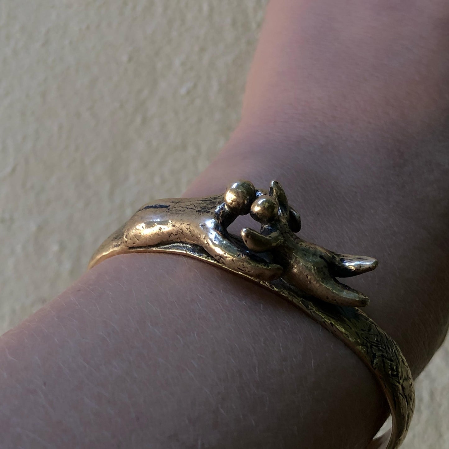 Trust Bangle in Jewelers Bronze