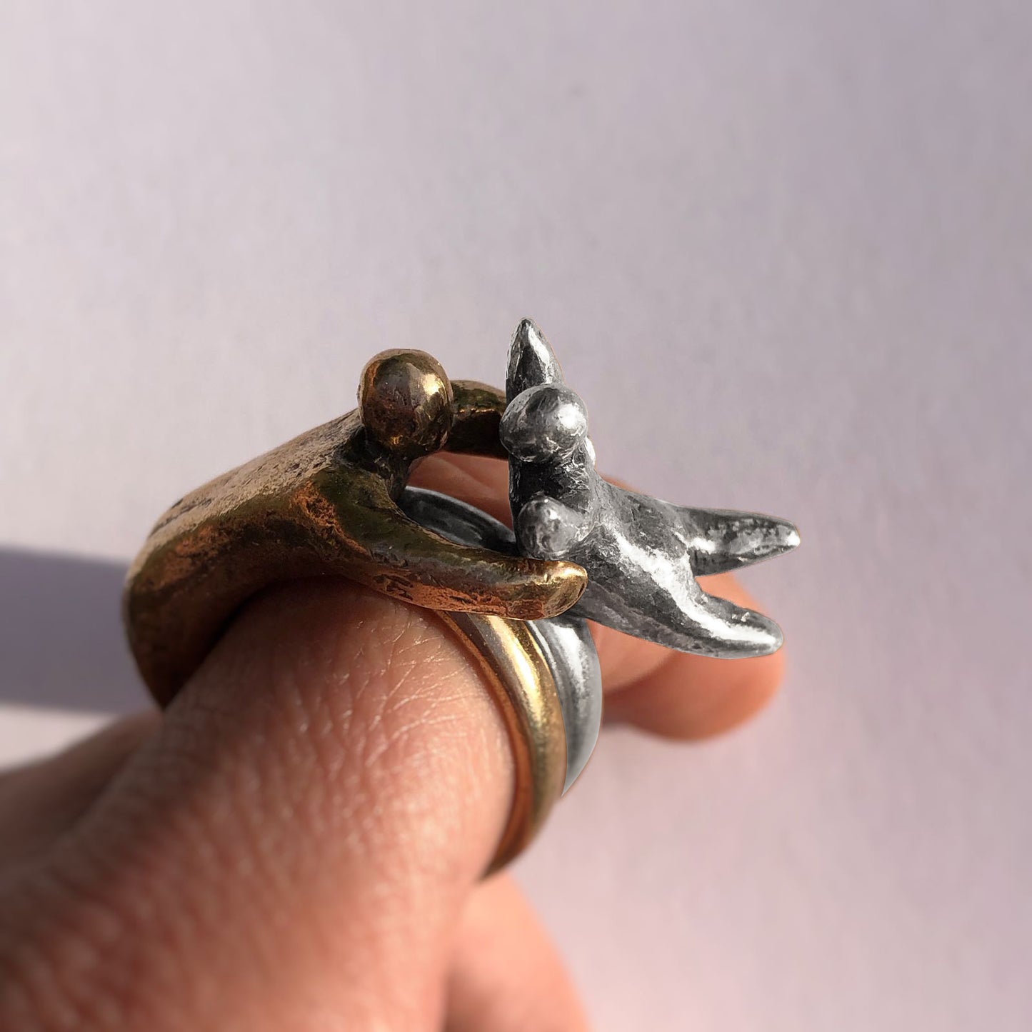Trust Ring in Bronze & Silver