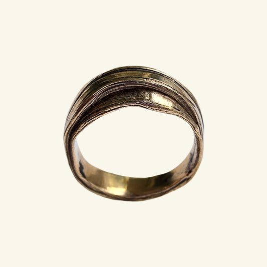 Mitsuro Tall Grass Ring in Jewelers Bronze