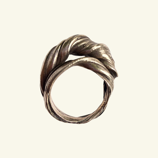 Mitsuro Grass Twist Ring in Jewelers Bronze